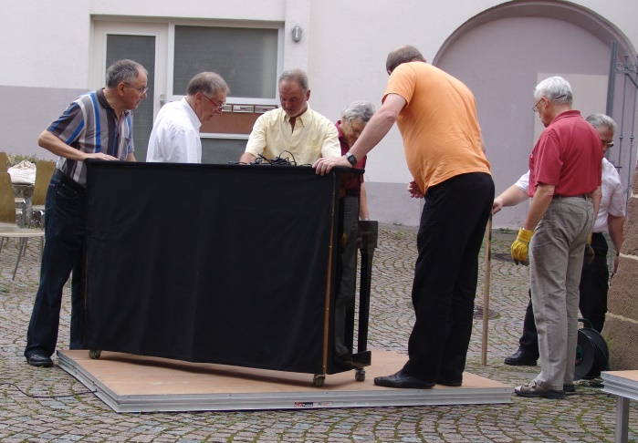 Aufbau des Klaviers